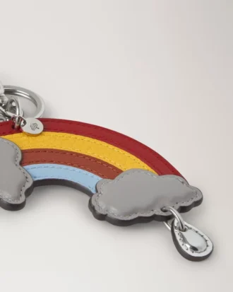 British Park Schlüsselanhänger – Regenbogen, mehrfarbig, Materialmix
