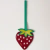 British Summer Taschenanhänger – Erdbeere, mehrfarbig, Materialmix British Summer Taschenanhänger – Erdbeere, mehrfarbig, Materialmix