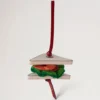 British Summer Taschenanhänger – Sandwich, mehrfarbig, Materialmix