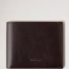 Camberwell 8-Karten-Brieftasche aus zweifarbigem Leder in Dunkelbraun