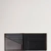 Camberwell 8-Karten-Brieftasche aus zweifarbigem Leder in Dunkelbraun