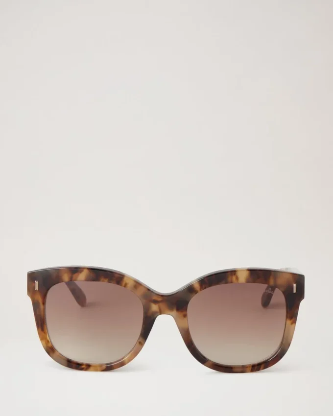 Charlotte Sonnenbrille Blondes Horn-Acetat Damen Charlotte Sonnenbrille Blondes Horn-Acetat Damen