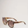 Charlotte Sonnenbrille Blondes Horn-Acetat Damen Charlotte Sonnenbrille Blondes Horn-Acetat Damen