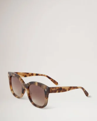 Charlotte Sonnenbrille Blondes Horn-Acetat Damen