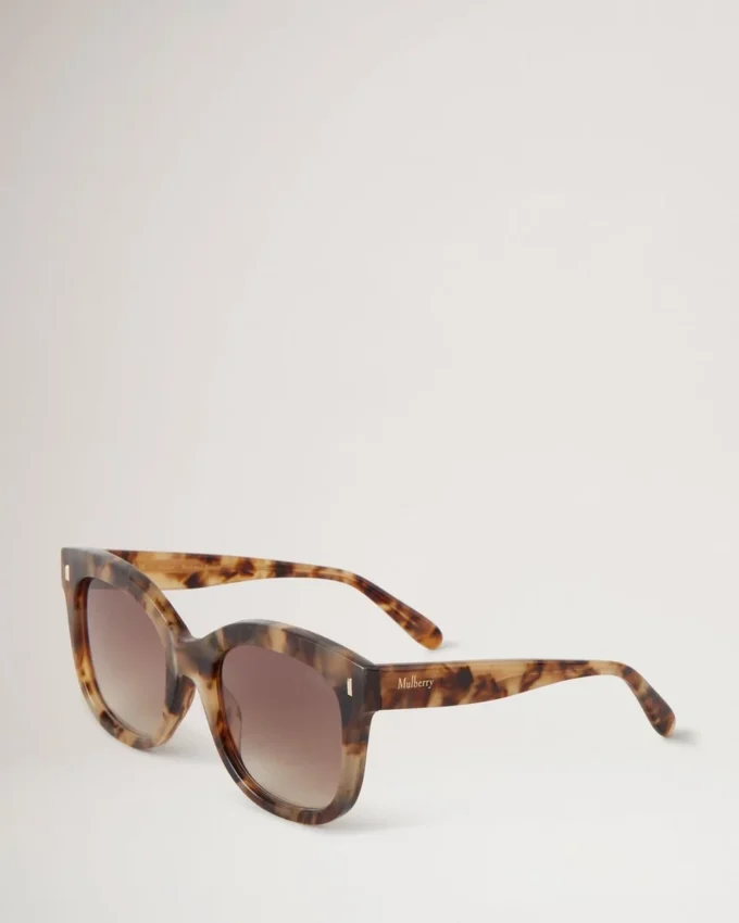 Charlotte Sonnenbrille Blondes Horn-Acetat Damen Charlotte Sonnenbrille Blondes Horn-Acetat Damen