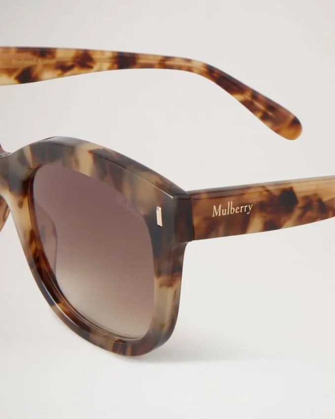 Charlotte Sonnenbrille Blondes Horn-Acetat Damen Charlotte Sonnenbrille Blondes Horn-Acetat Damen