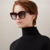 Charlotte Sonnenbrille Schildpatt-Acetat Damen Charlotte Sonnenbrille Schildpatt-Acetat Damen