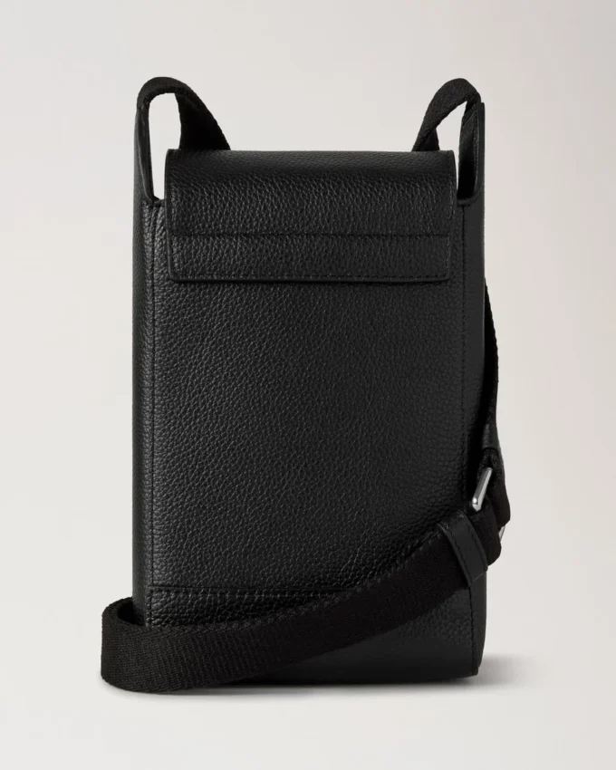 Chiltern Handytasche Schwarz Klein Klassische Narbung Herren