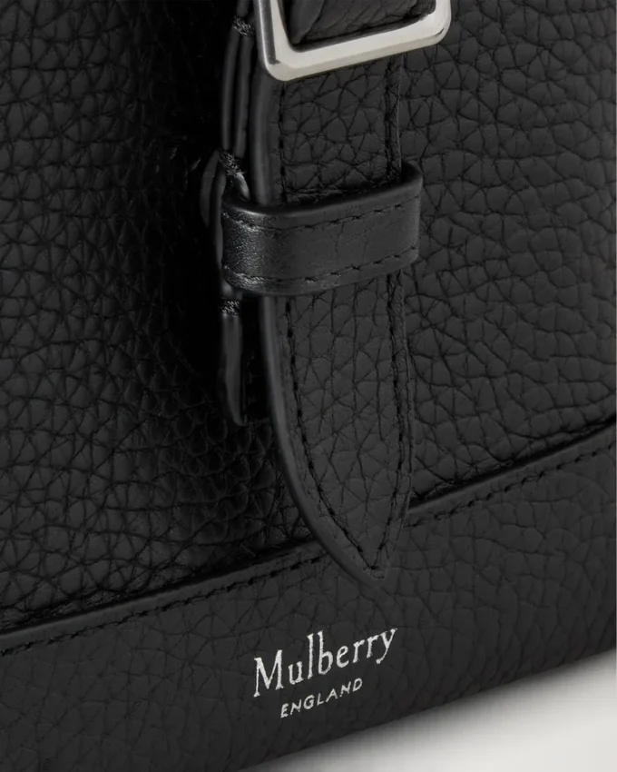 Chiltern Handytasche Schwarz Klein Klassische Narbung Herren