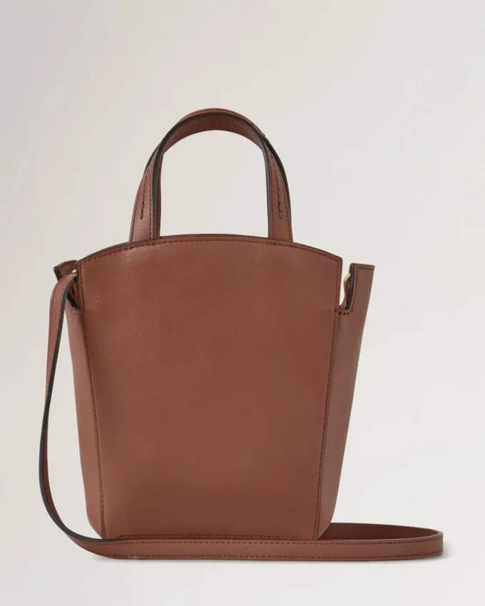 Clovelly Mini Tote Bright Oak Micro Classic Grain Clovelly Mini Tote Bright Oak Micro Classic Grain