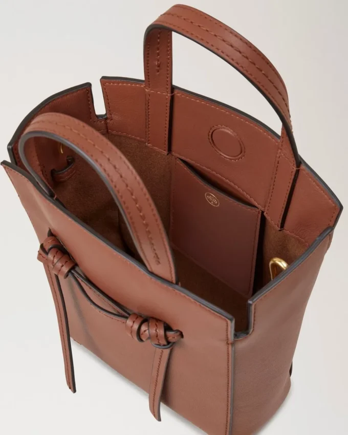Clovelly Mini Tote Bright Oak Micro Classic Grain Clovelly Mini Tote Bright Oak Micro Classic Grain