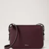 Clovelly Pouch Black Cherry Micro Classic Grain Clovelly Pouch Black Cherry Micro Classic Grain