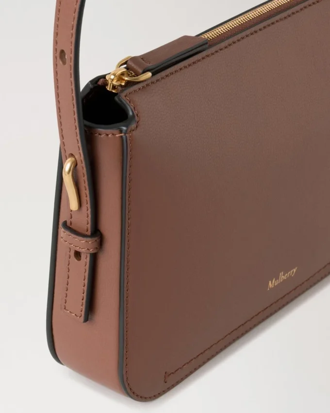 Clovelly Pouch Bright Oak Micro Classic Grain Geschenke