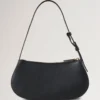 Clovelly-Umhängetasche in Schwarz mit Micro Classic Grain Clovelly-Umhängetasche in Schwarz mit Micro Classic Grain