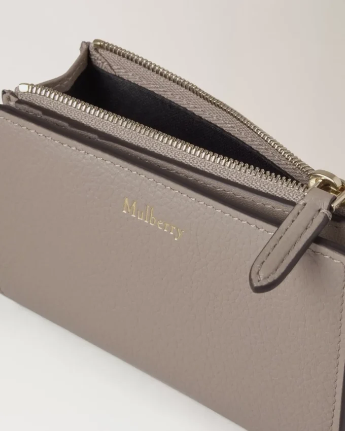 Continental Bifold Zipp-Brieftasche Kaschmir Taupe Small Classic Grain Continental Bifold Zipp-Brieftasche Kaschmir Taupe Small Classic Grain