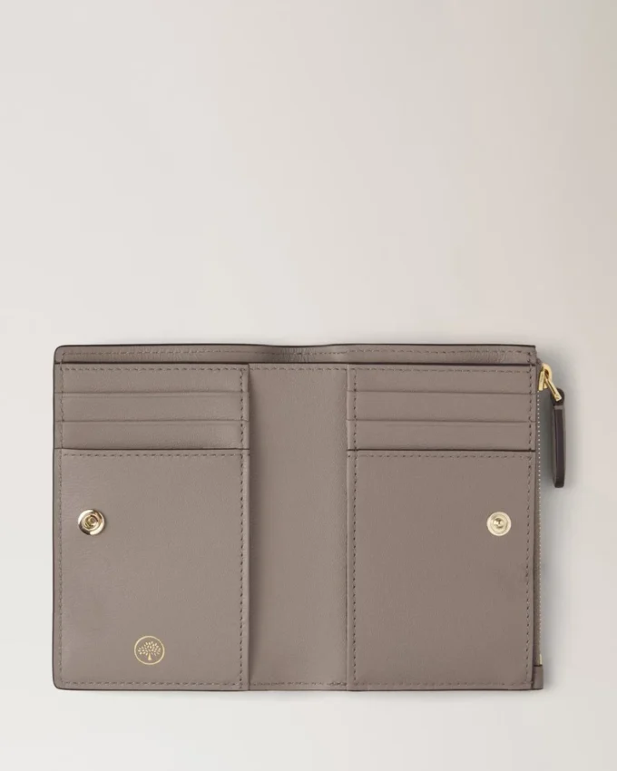 Continental Bifold Zipp-Brieftasche Kaschmir Taupe Small Classic Grain Continental Bifold Zipp-Brieftasche Kaschmir Taupe Small Classic Grain