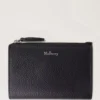 Continental Bifold Zipp-Brieftasche Schwarz Small Classic Grain