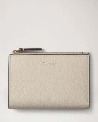 Continental Bifold Zipper-Geldbörse Chalk Small Classic Grain