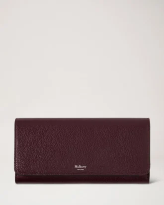 Continental-Brieftasche Black Cherry Small Classic Grain