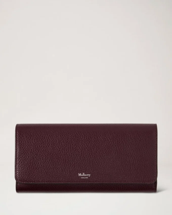 Continental-Brieftasche Black Cherry Small Classic Grain Continental-Brieftasche Black Cherry Small Classic Grain