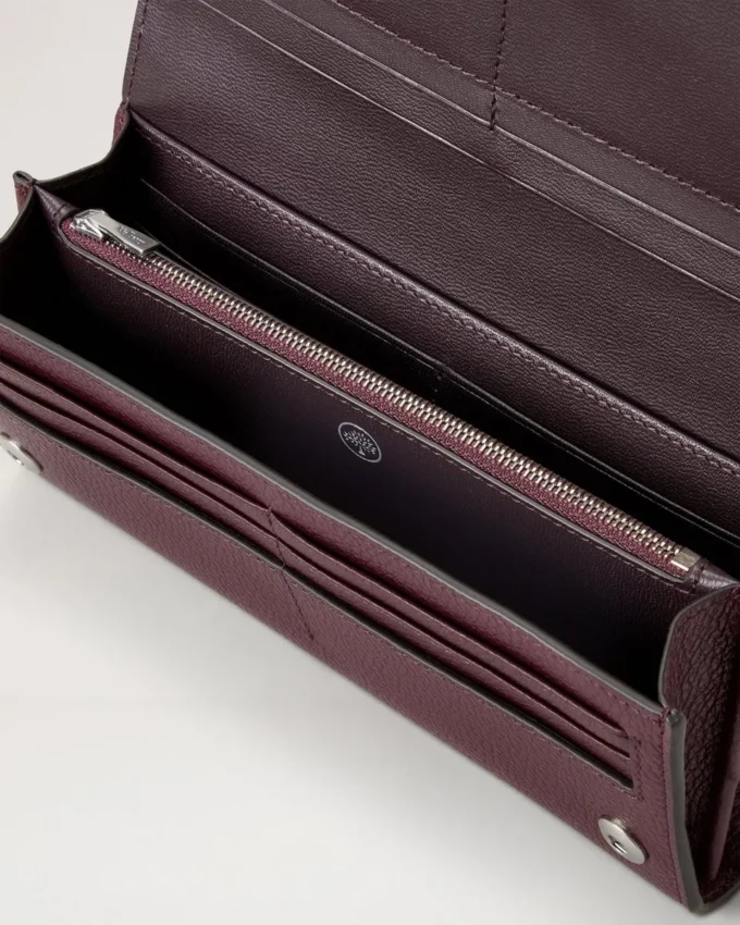 Continental-Brieftasche Black Cherry Small Classic Grain Continental-Brieftasche Black Cherry Small Classic Grain