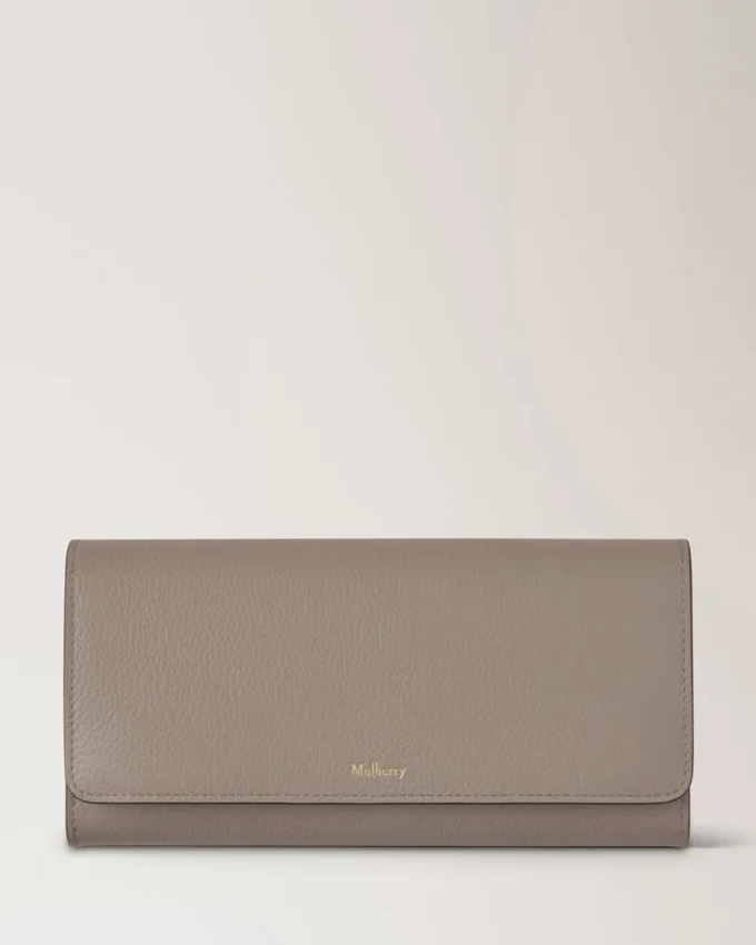 Continental-Brieftasche Kaschmir Taupe Small Classic Grain Continental-Brieftasche Kaschmir Taupe Small Classic Grain