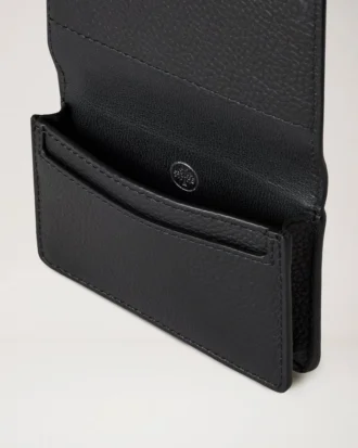 Continental-Kartenetui Schwarz Small Classic Grain