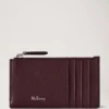 Continental Langer Kartenhalter mit Reißverschluss Black Cherry Small Classic Grain Continental Langer Kartenhalter mit Reißverschluss Black Cherry Small Classic Grain