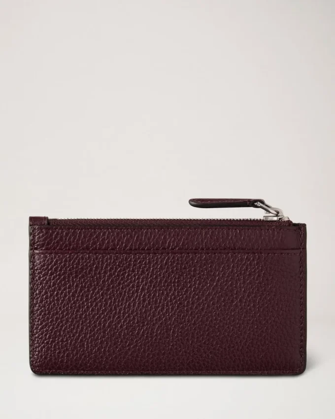 Continental Langer Kartenhalter mit Reißverschluss Black Cherry Small Classic Grain Continental Langer Kartenhalter mit Reißverschluss Black Cherry Small Classic Grain