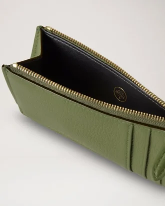 Continental Langer Kartenhalter mit Reißverschluss Fern Small Classic Grain