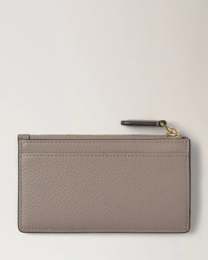 Continental Langer Kartenhalter mit Reißverschluss Kaschmir Taupe Kleine klassische Narbung Continental Langer Kartenhalter mit Reißverschluss Kaschmir Taupe Kleine klassische Narbung