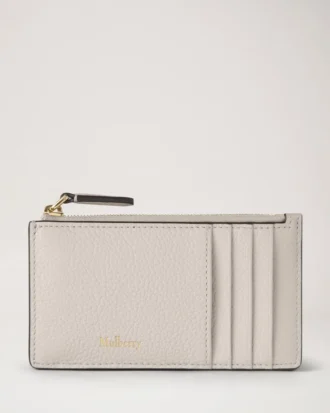 Continental Langes Kartenetui mit Reißverschluss Chalk Small Classic Grain