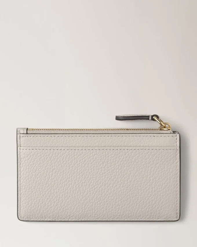 Continental Langes Kartenetui mit Reißverschluss Chalk Small Classic Grain Continental Langes Kartenetui mit Reißverschluss Chalk Small Classic Grain