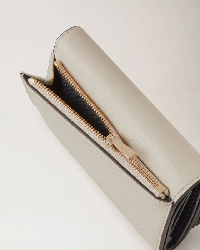Continental Trifold Chalk Small Classic Grain Damen Continental Trifold Chalk Small Classic Grain Damen
