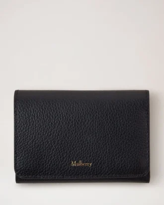Continental Trifold Schwarz Small Classic Grain Herren