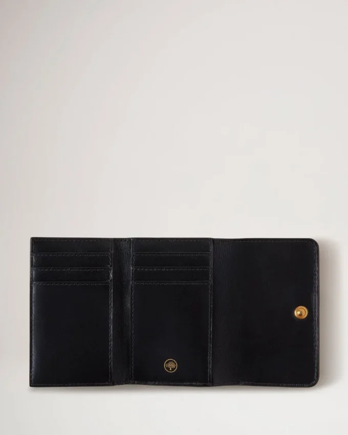 Continental Trifold Schwarz Small Classic Grain Herren
