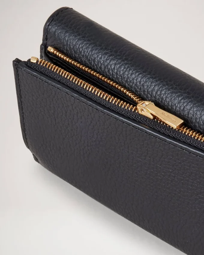 Continental Trifold Schwarz Small Classic Grain Herren