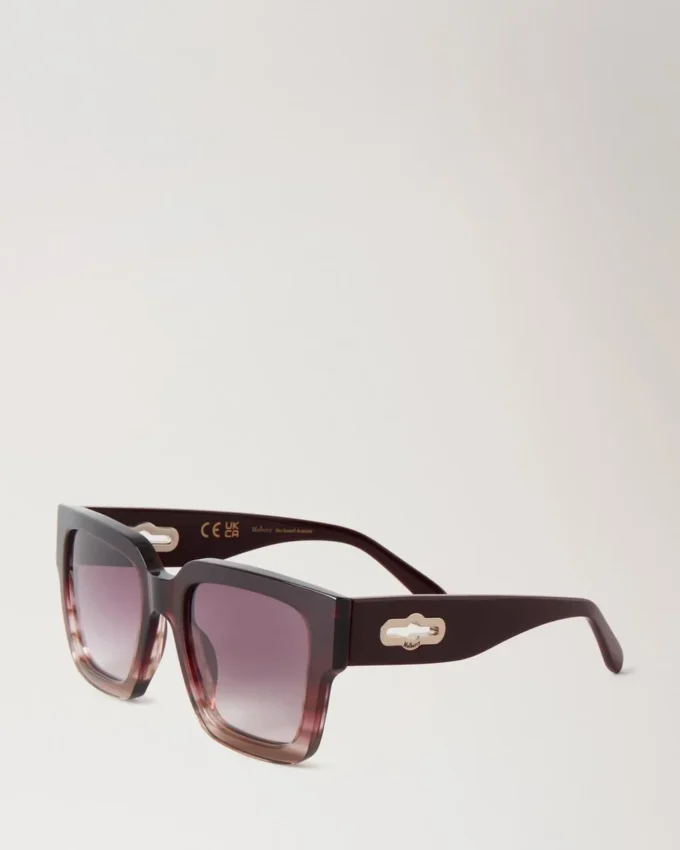 Cora Sonnenbrille Black Cherry Bio-Acetat-Sonnenbrille Cora Sonnenbrille Black Cherry Bio-Acetat-Sonnenbrille