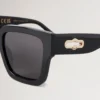 Cora Sonnenbrille Schwarze Bio-Acetat-Sonnenbrille Cora Sonnenbrille Schwarze Bio-Acetat-Sonnenbrille