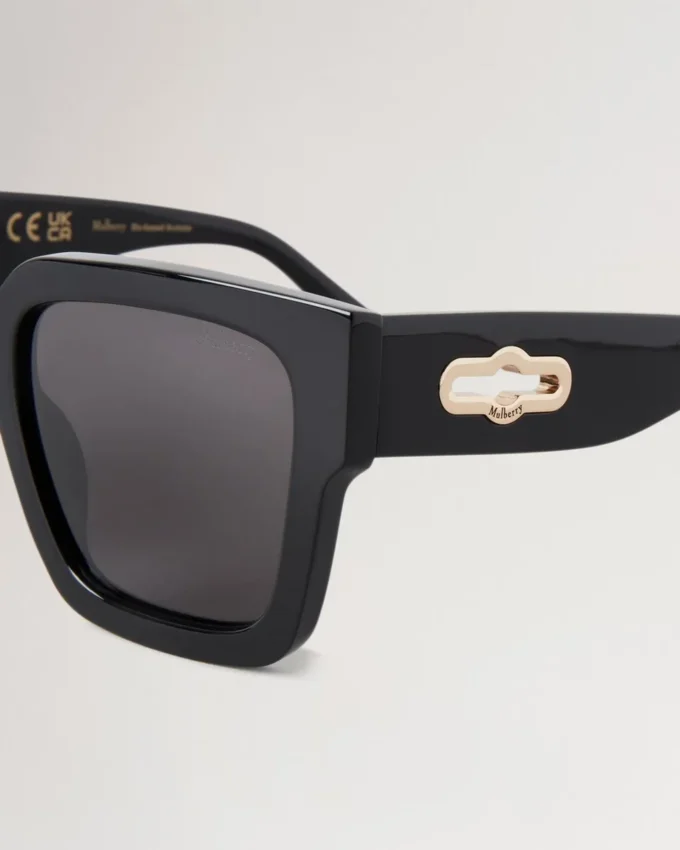 Cora Sonnenbrille Schwarze Bio-Acetat-Sonnenbrille Cora Sonnenbrille Schwarze Bio-Acetat-Sonnenbrille