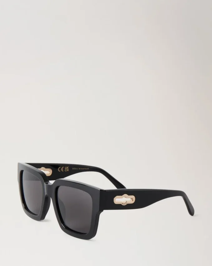 Cora Sonnenbrille Schwarze Bio-Acetat-Sonnenbrille Cora Sonnenbrille Schwarze Bio-Acetat-Sonnenbrille