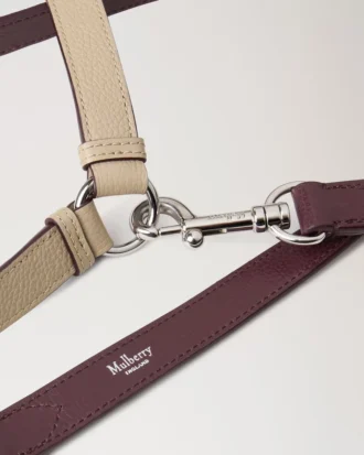Crossbody-Hundeleine Dune & Oxblood Small Classic Grain Crossbody-Hundeleine Dune & Oxblood Small Classic Grain