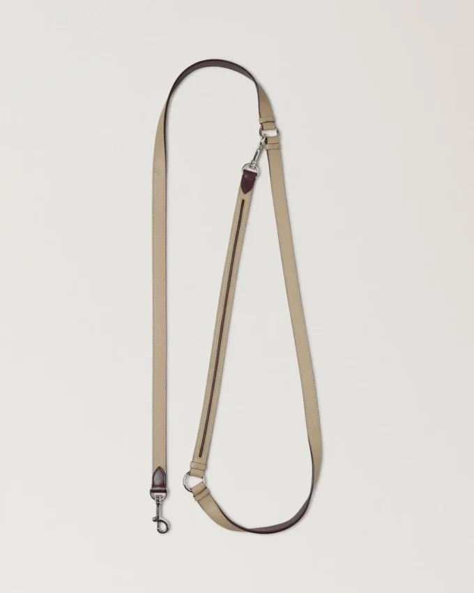 Crossbody-Hundeleine Dune & Oxblood Small Classic Grain Crossbody-Hundeleine Dune & Oxblood Small Classic Grain