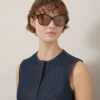 Daisy Sonnenbrille aus Bio-Acetat in Schildpattoptik & Bio-Nylon Daisy Sonnenbrille aus Bio-Acetat in Schildpattoptik & Bio-Nylon