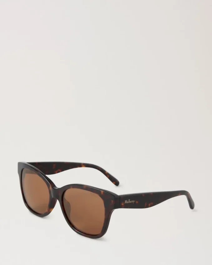 Daisy Sonnenbrille aus Bio-Acetat in Schildpattoptik & Bio-Nylon Daisy Sonnenbrille aus Bio-Acetat in Schildpattoptik & Bio-Nylon