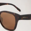 Daisy Sonnenbrille aus Bio-Acetat in Schildpattoptik & Bio-Nylon Daisy Sonnenbrille aus Bio-Acetat in Schildpattoptik & Bio-Nylon