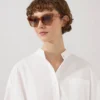 Daisy Sonnenbrille Blondes Horn Bio-Acetat & Bio-Nylon Daisy Sonnenbrille Blondes Horn Bio-Acetat & Bio-Nylon