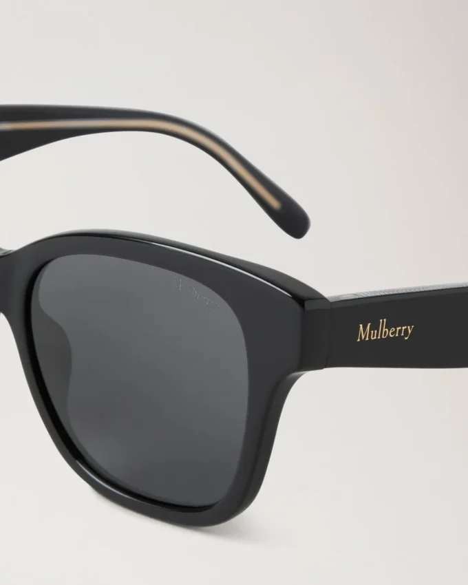 Daisy Sonnenbrille Schwarze Sonnenbrille aus Bio-Acetat & Bio-Nylon Daisy Sonnenbrille Schwarze Sonnenbrille aus Bio-Acetat & Bio-Nylon