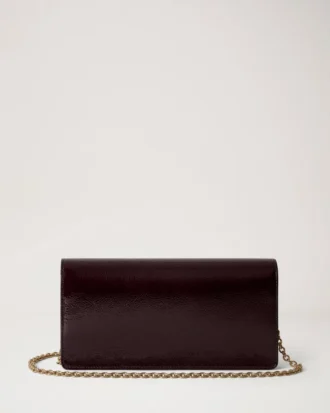 Darley Clutch Deep Aubergine Lackleder Damen