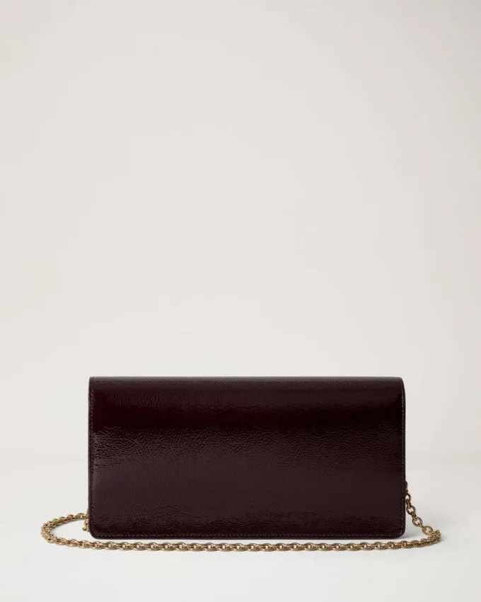 Darley Clutch Deep Aubergine Lackleder Damen Darley Clutch Deep Aubergine Lackleder Damen